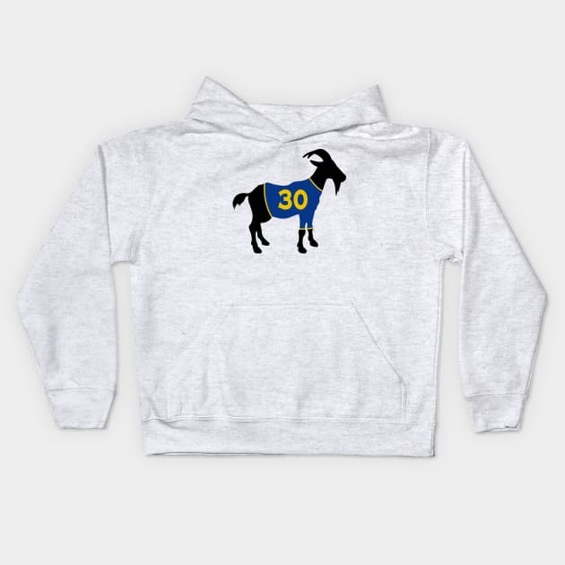 Steph Curry Goat Kids Hoodie by slawisa